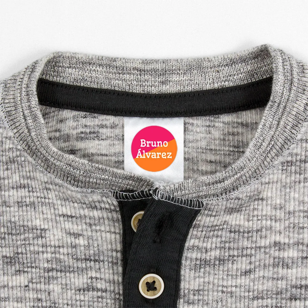 Two-tone Clothing Labels