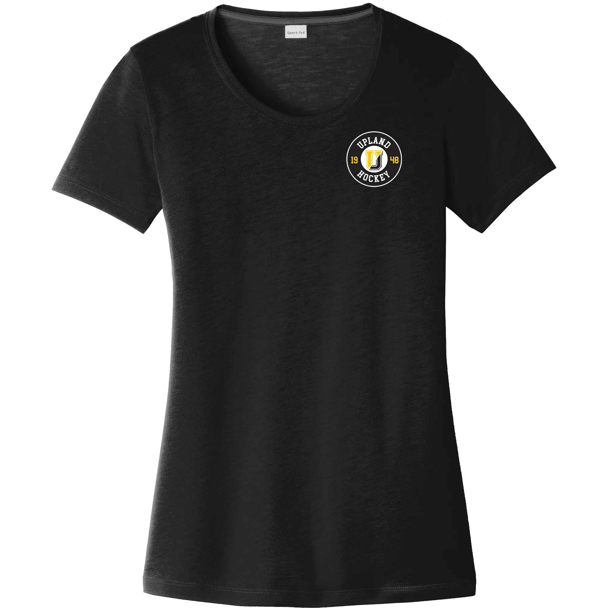 Upland Country Day School Ladies PosiCharge Competitor Cotton Touch Scoop Neck Tee