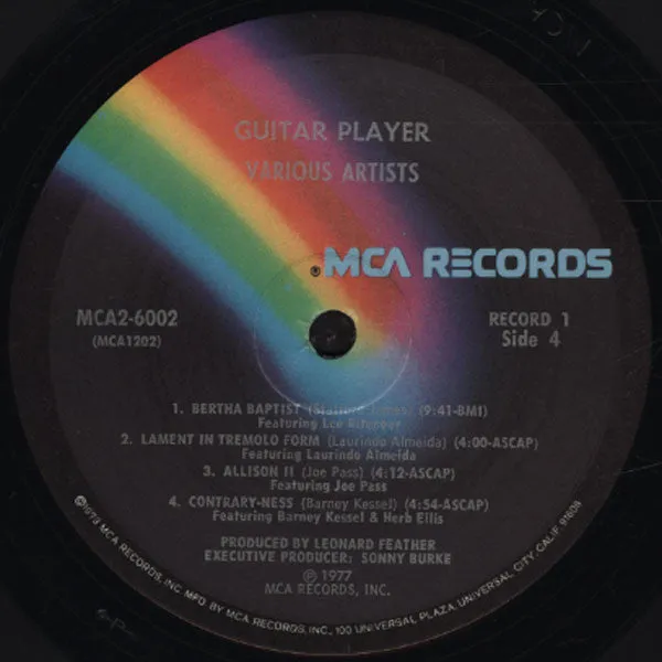 Various - Guitar Player (An Album Of Contemporary Styles By Modern Masters) (2xLP, Album) (VG )