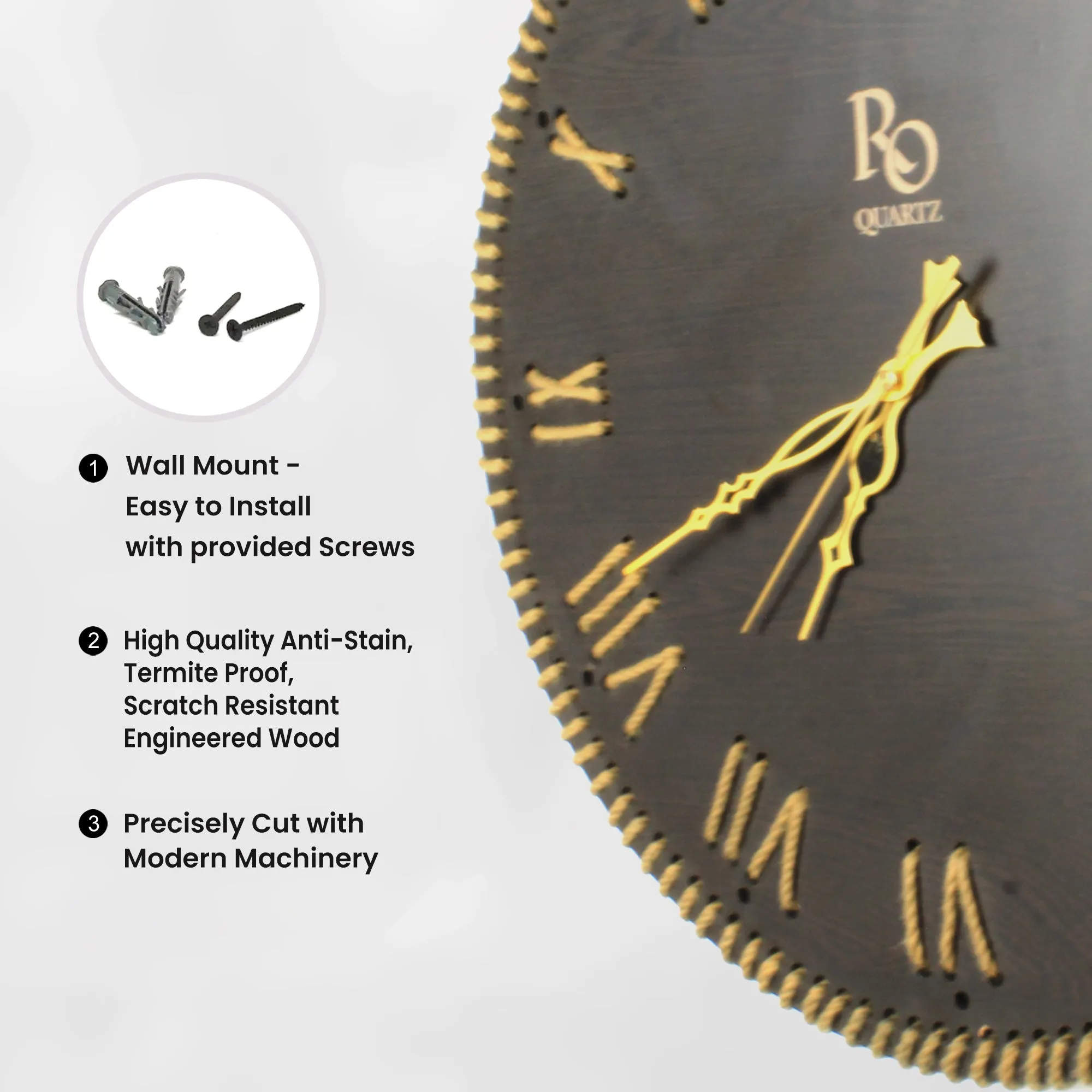 Vintage Roman Numeral Clock