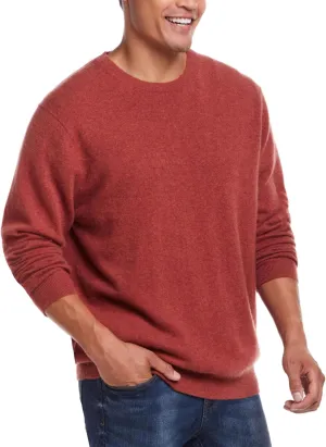 Weatherproof Vintage Men's 100% Cashmere Sweater  Ultra-Soft, Warm & Lightweight Pullover for All-Day Comfort (S-XXL)