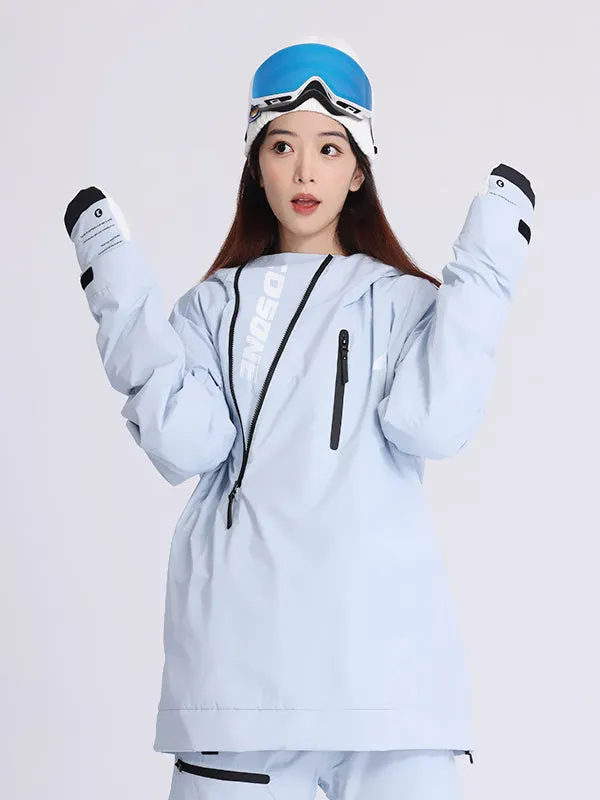 Women's Cosone Oblique Zipper Outdoor Sports Snowboard Jacket