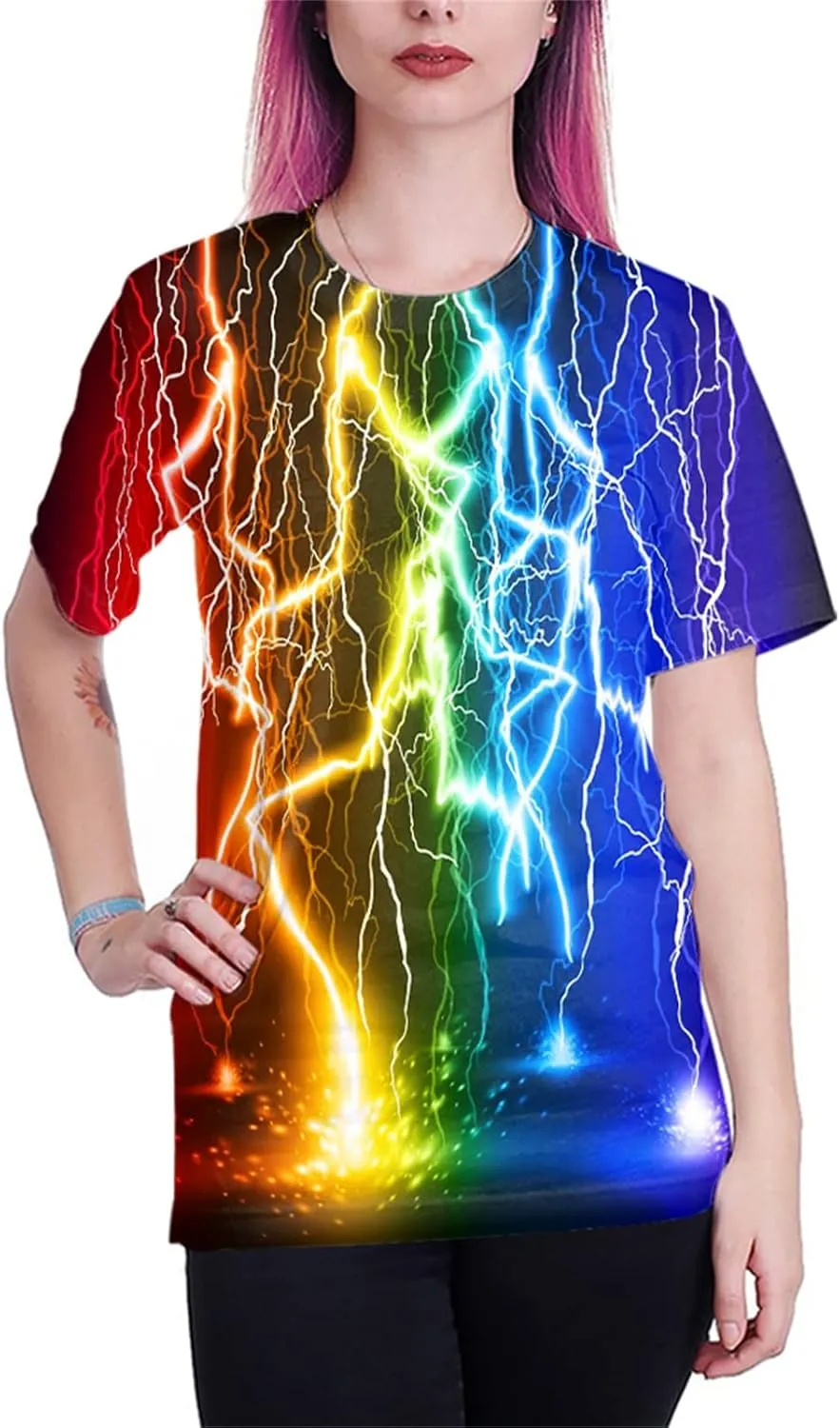 Yasswete Mens Womens Graphic T-Shirts Unisex 3D Printed Short Sleeve Shirts Tops