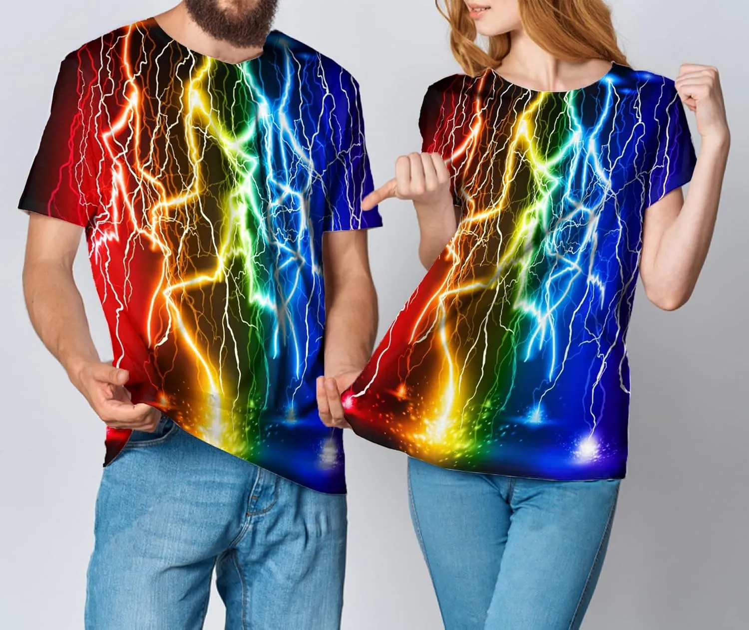 Yasswete Mens Womens Graphic T-Shirts Unisex 3D Printed Short Sleeve Shirts Tops
