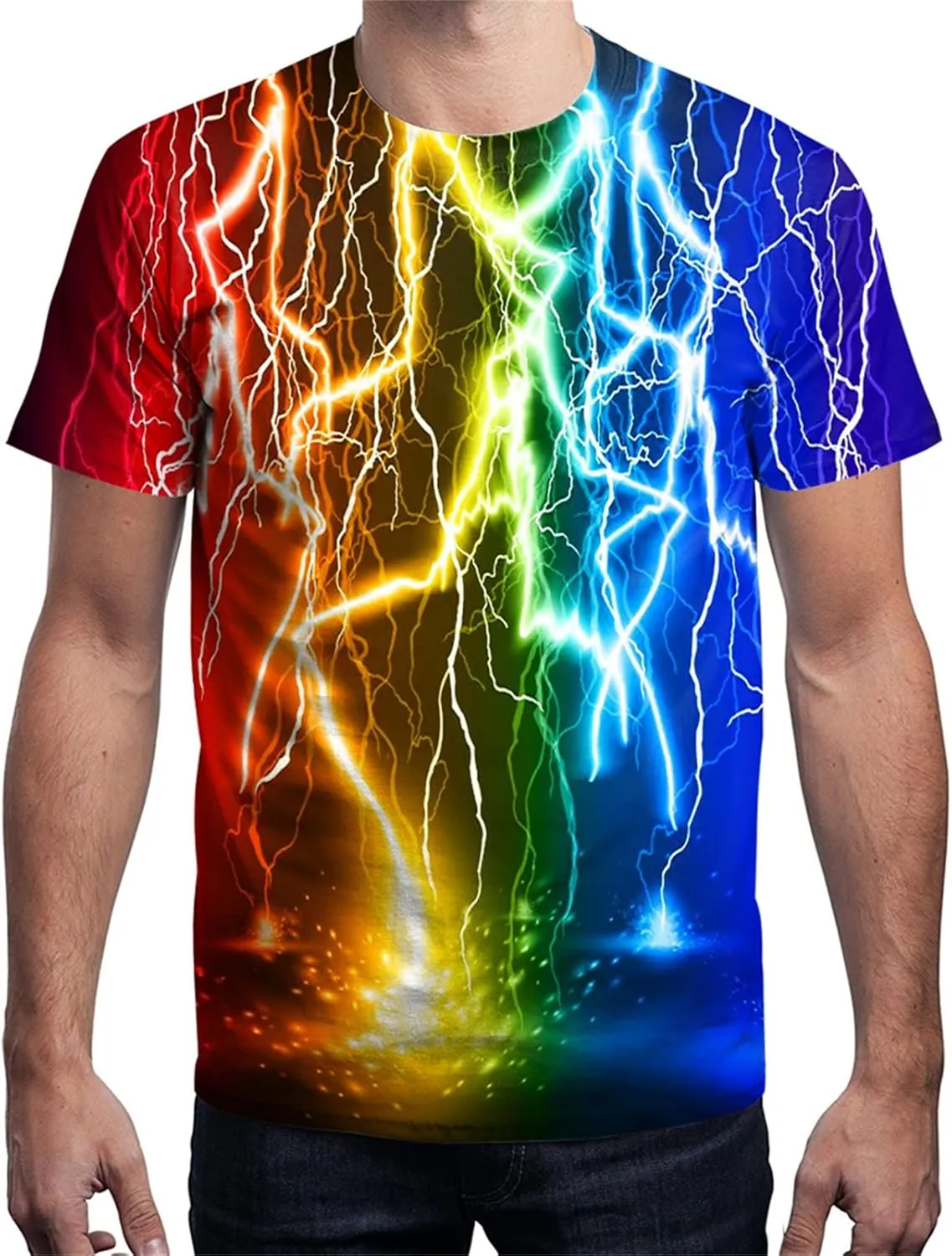 Yasswete Mens Womens Graphic T-Shirts Unisex 3D Printed Short Sleeve Shirts Tops